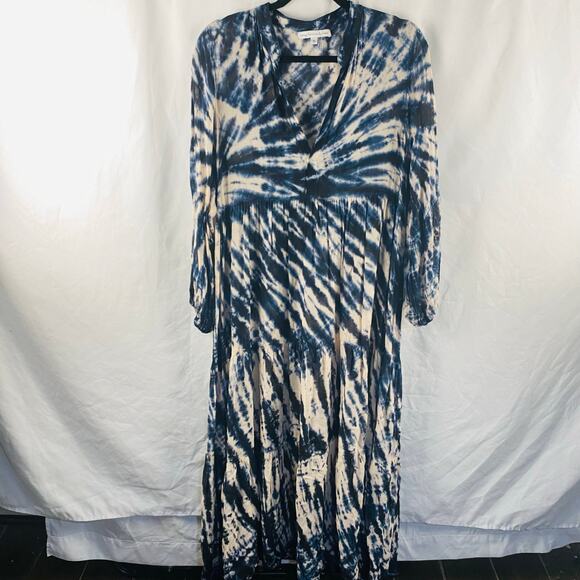 Young‎ Fabulous & Broke Sheer Tallia Tie Dye Oversized Maxi Dress Small - Picture 3 of 9